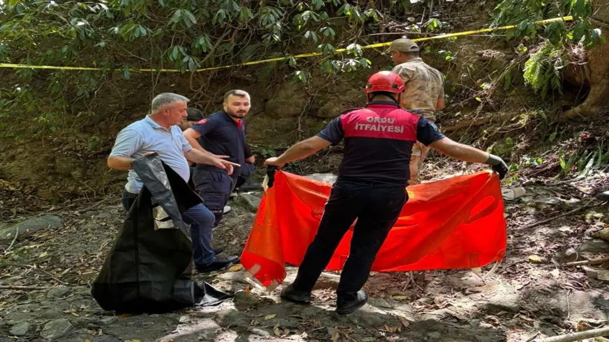 Fındık toplarken uçurumdan düştü