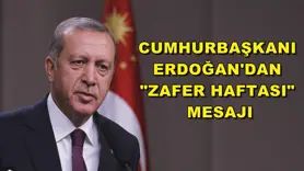 Cumhurbaşkanı Erdoğan'dan 