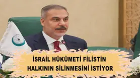 İsrail hükümeti Filistin halkının silinmesini istiyor