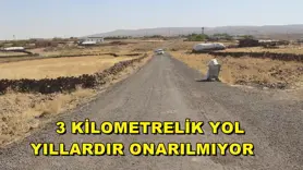 3 kilometrelik yol yıllardır onarılmıyor