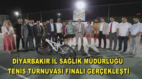 Diyarbakır İl Sağlık Müdürlüğü tenis turnuvası finali gerçekleşti