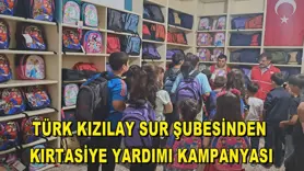 Türk Kızılay Sur Şubesinden kırtasiye yardımı kampanyası
