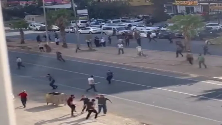 Mardin'de taşlı sopalı kavga