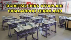 Ücretsiz ders kitapları sıralardaki yerini aldı