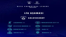 Galatasaray'ın rakipleri belli oldu
