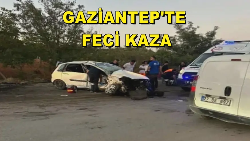 Gaziantep'te feci kaza