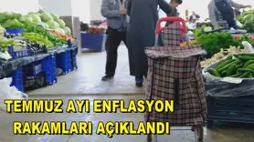 Temmuz ayı enflasyon rakamları açıklandı