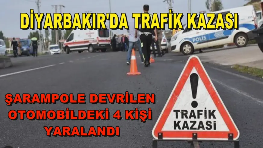 Diyarbakır'da trafik kazası