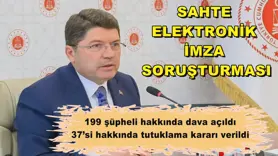 Sahte elektronik imza soruşturması