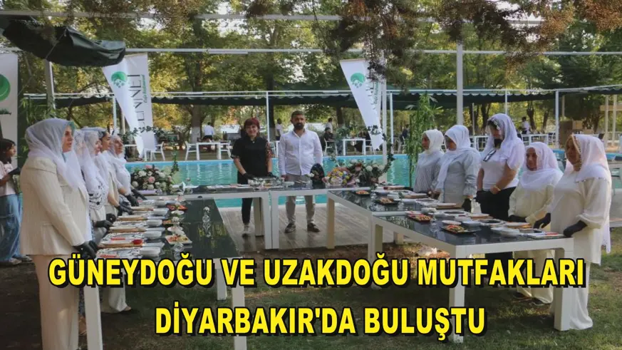 Güneydoğu ve Uzakdoğu mutfakları Diyarbakır'da buluştu