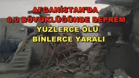 Afganistan’da 6.0 büyüklüğünde deprem
