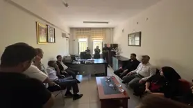 Aküzüm, sendika üyeleriyle görüştü