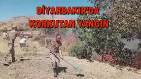 Diyarbakır’da korkutan yangın