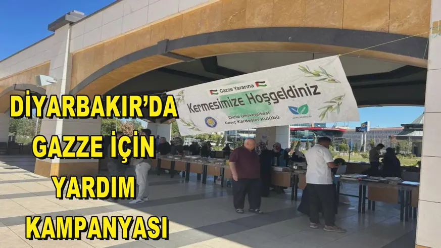 Diyarbakır’da Gazze için yardım kampanyası
