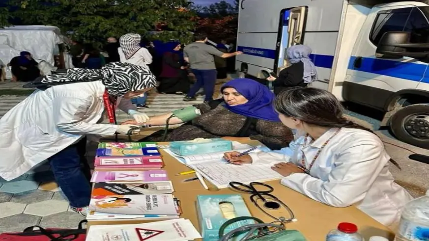 Mevsimlik tarım işçileri sağlık kontrolünden geçti