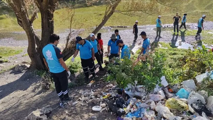 UMKE kampında ilk müdahale doğaya yapıldı