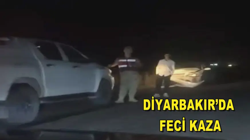 Diyarbakır’da feci kaza