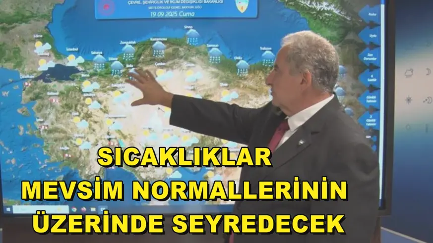 Sıcaklıklar mevsim normallerinin üzerinde seyredecek