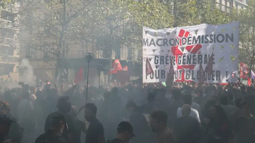 Fransa'daki protestolarda 110 kişi gözaltına alındı