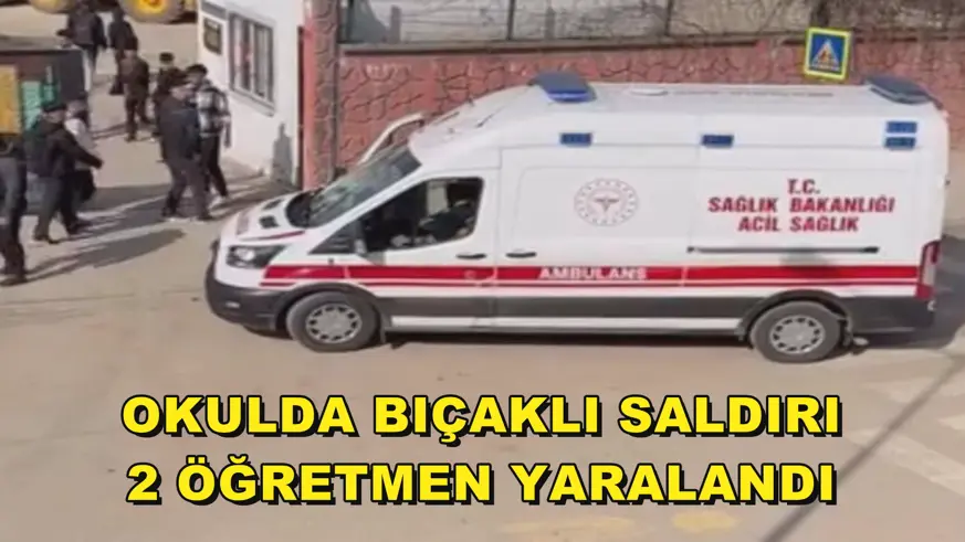 Okulda bıçaklı saldırı