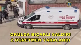Okulda bıçaklı saldırı