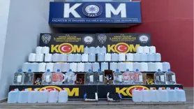 Beş ilde 16 ton kaçak etil alkol ele geçirildi