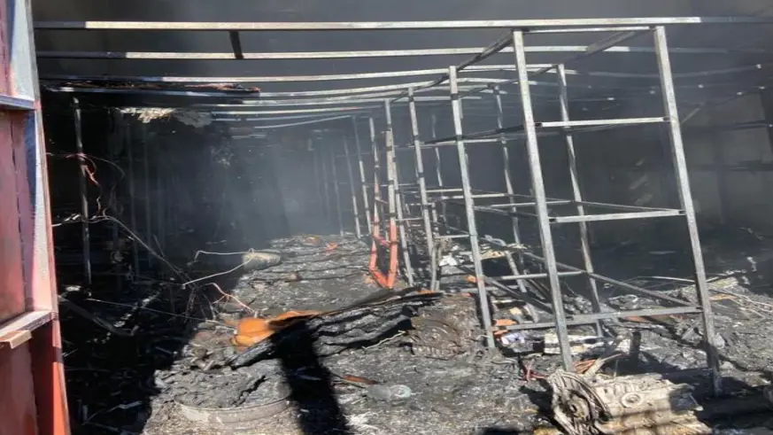 Diyarbakır’da depo yangını