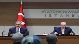 Erdoğan, basın toplantısı düzenledi