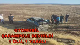 Otomobil şarampole devrildi: 1 ölü, 1 yaralı