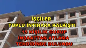 İşçiler toplu intihara kalkıştı