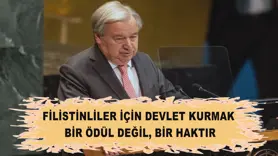 Filistinliler için devlet kurmak bir ödül değil, bir haktır