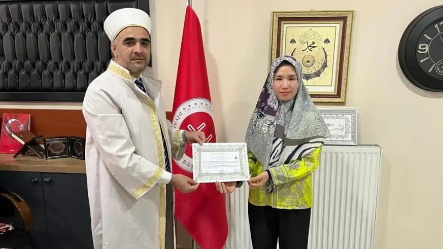 Vietnamlı kadın Yüksekova’da Müslüman oldu