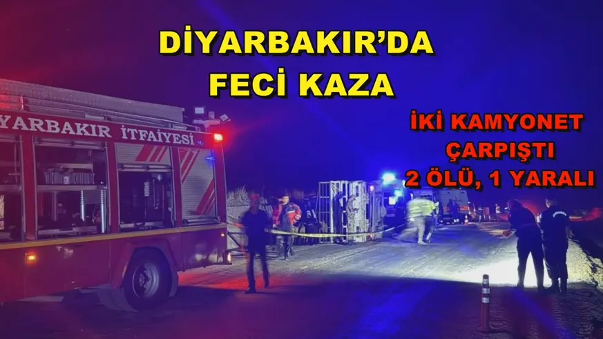 Diyarbakır’da feci kaza