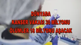Dünyada kanser vakası 30 milyonu, ölümler 18 milyonu aşacak