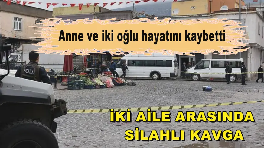 İki aile arasında silahlı kavga