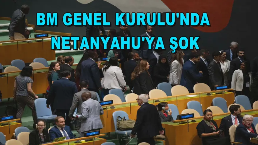 BM Genel Kurulu'nda Netanyahu'ya şok