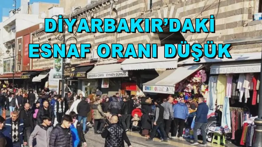 Diyarbakır’daki Esnaf oranı düşük