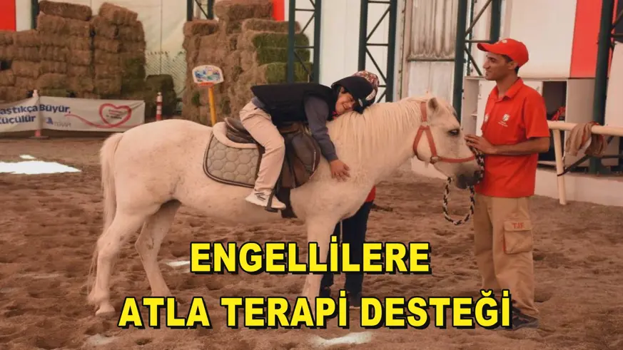 Engellilere atla terapi desteği