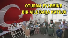 Oturma eylemine bir aile daha katıldı