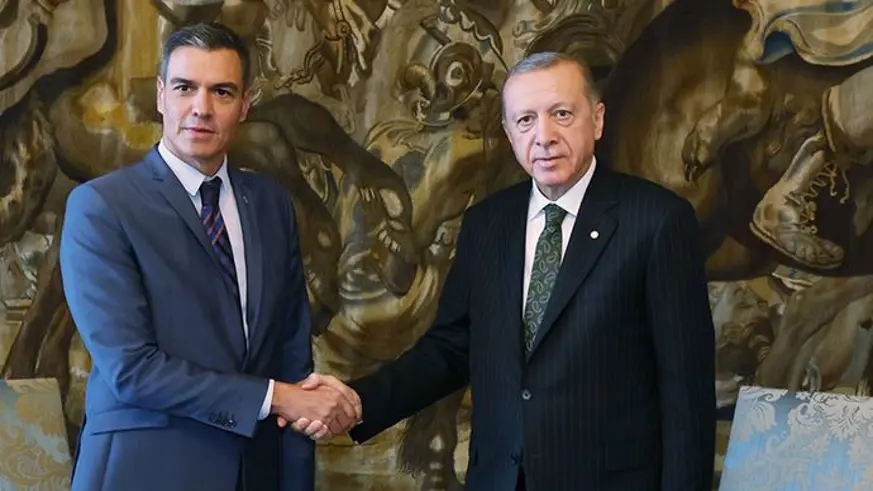 Cumhurbaşkanı Erdoğan, Sanchez ile görüştü