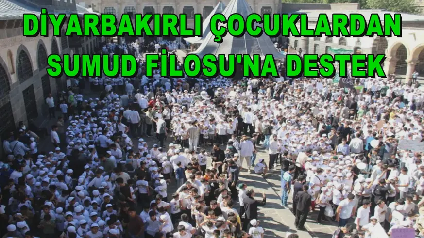 Diyarbakırlı çocuklardan Sumud Filosu'na destek