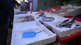 Olumsuz hava balık tezgahlarını etkiledi