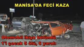 Manisa'da feci kaza