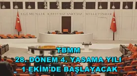 TBMM 28. Dönem 4. Yasama yılı 1 Ekim'de başlayacak