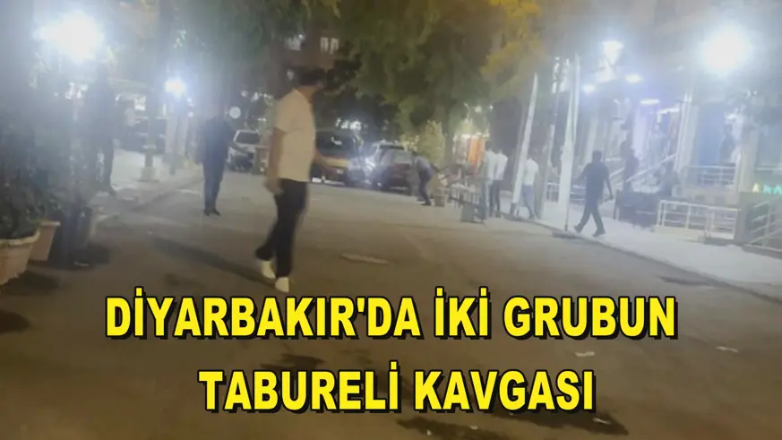 Diyarbakır'da iki grubun tabureli kavgası