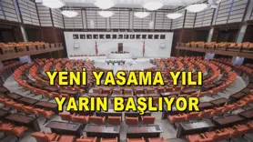 Yeni yasama yılı yarın başlıyor