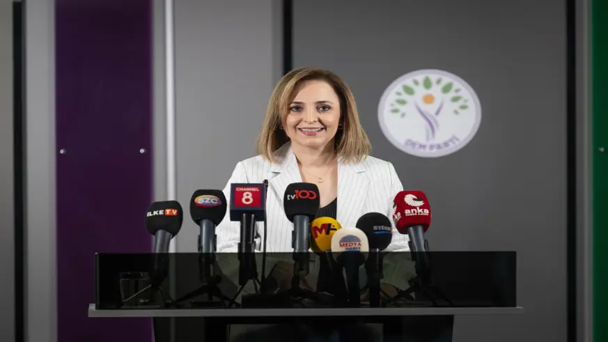 DEM Parti Sözcüsü Doğan, basın toplantısı düzenledi