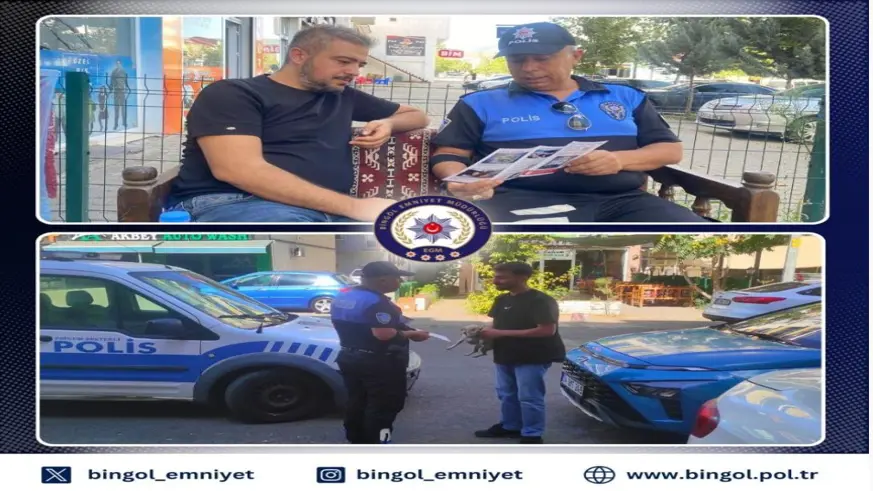 Vatandaşlar dolandırıcılık ve hırsızlık olaylarına karşı bilgilendirildi