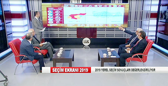 Seçimin nabzını Uzay haber tuttu