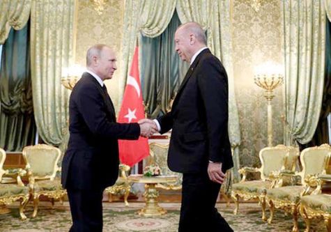 Erdoğan, Putin ile bir araya geldi